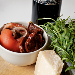 Pasta mit Sardellen & Rucola