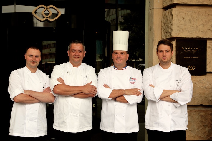 Stece Uhlig, Andreas Donnerbauer, Christophe Muller, Anton Gschwendtner | Foto: Sofitel Bayerpost