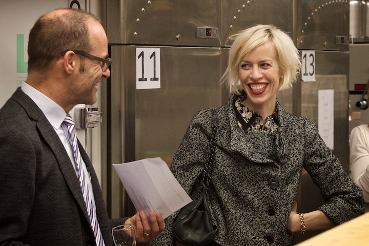 Prof. Andres Lepik ( Direktor des Architekturmuseums der TU München ) und Jury Mitglied Katja Eichinger | Foto: ISARBLOG