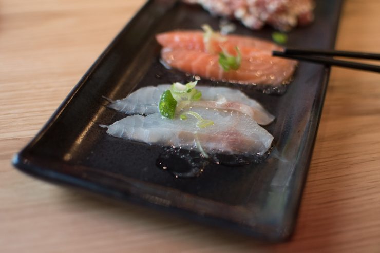 Fisch Carpaccio im Yuzumuk München Restaurant - ISARBLOG