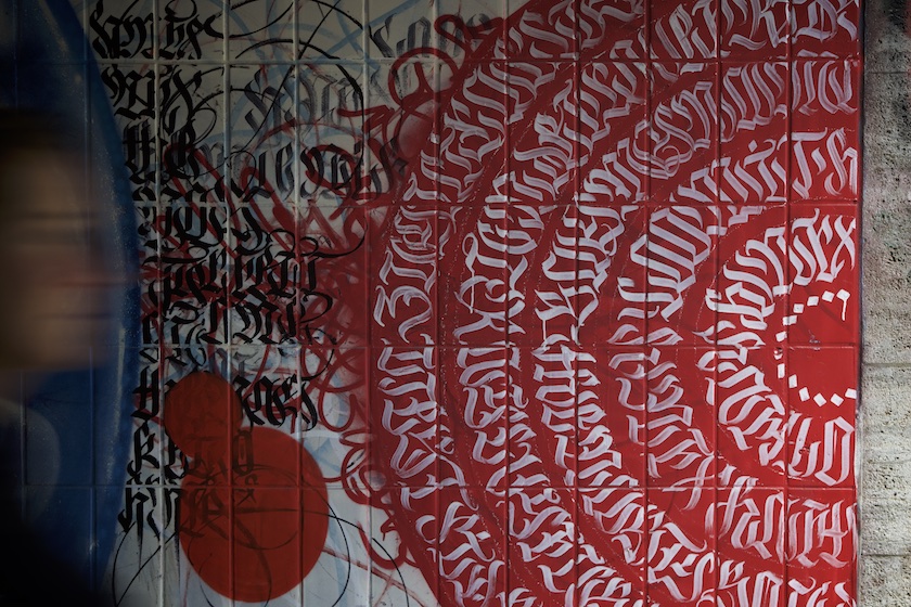 Streetart Safari mit Martin Arz vom Hirschkäferverlag / Foto: Monika Schreiner