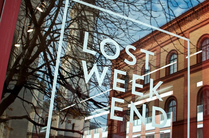 Lost Weekend - Buchhandlung Cafe Schellingstrasse | Foto: Monika Schreiner