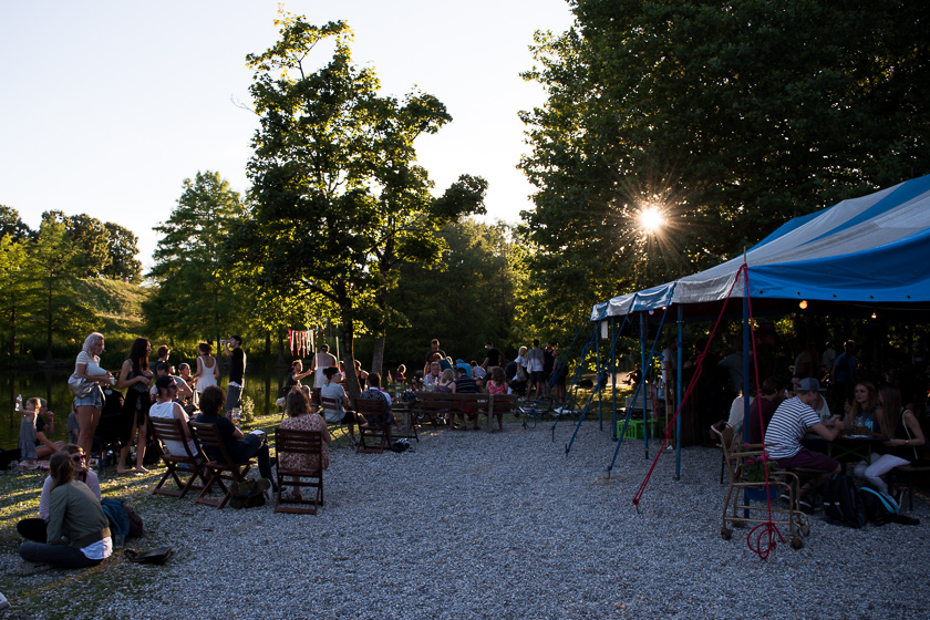 Cafe Gans am Wasser, Westpark München, ISARBLOG 2016