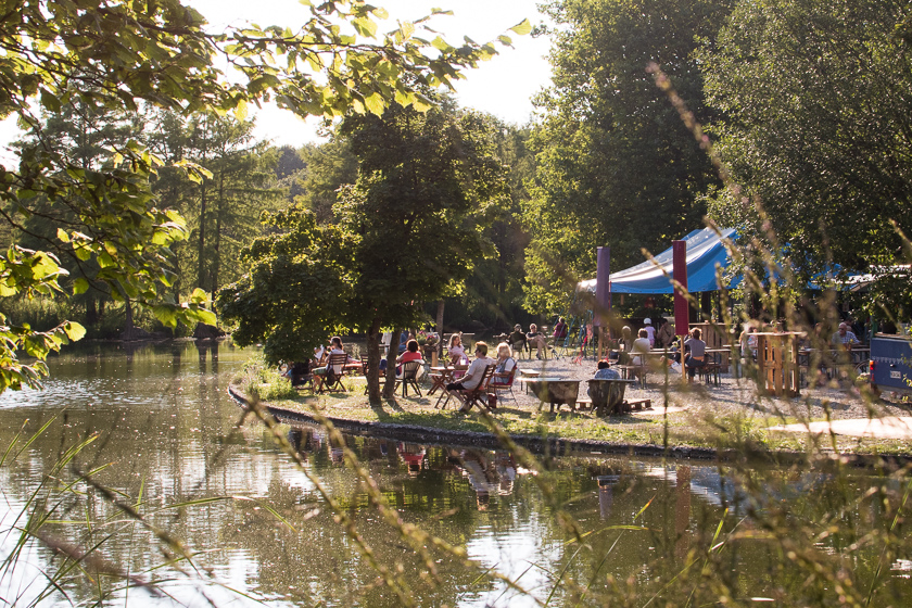 Cafe Gans am Wasser, Westpark München, ISARBLOG 2016