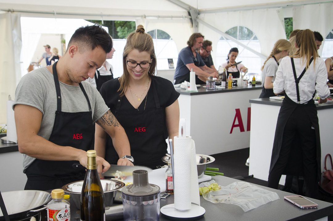 AEG Kochschule bei Taste of München - ISARBLOG