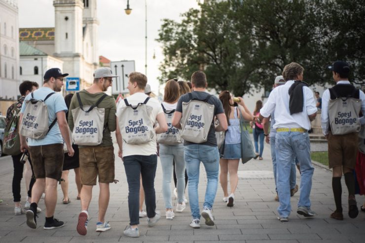 Hacker Pschorr Spezltour mit Obststandl Didi und Stephan Schneider / ISARBLOG