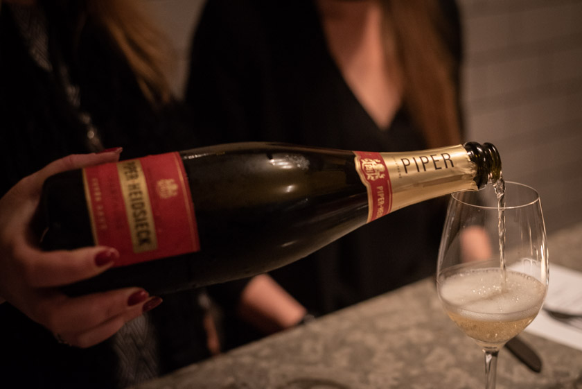 Piper Heidsieck Champagner Dinner Laxbar München