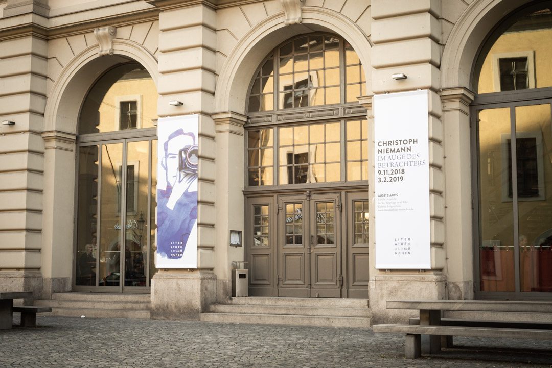 Eingang Literaturhaus München