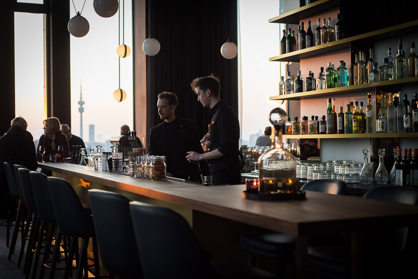 M'uniqo Bar im Andaz Munich Schwabinger Tor Hotel - ISARBLOG