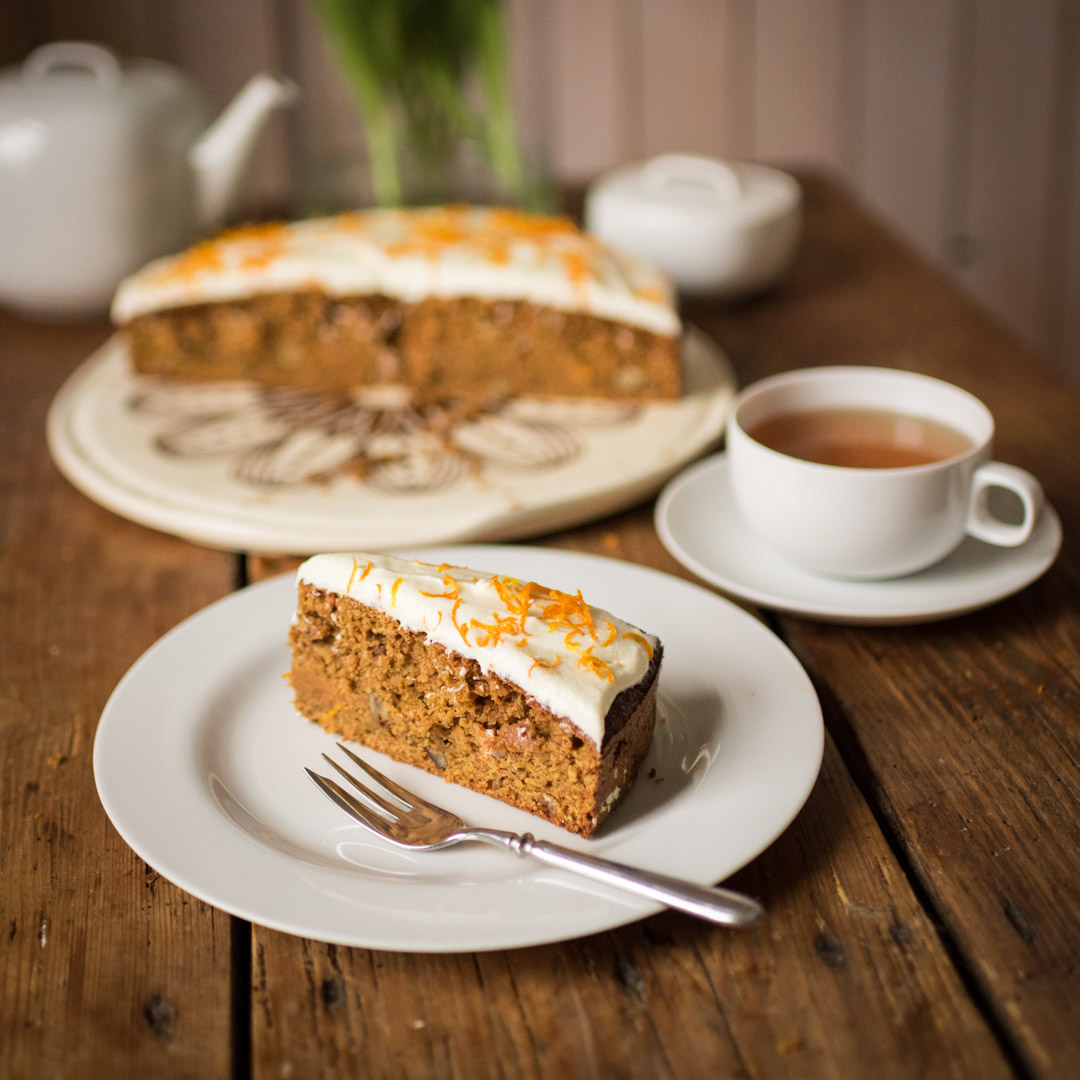 Kantine Quarantäne:Carrot Cake mit Orange Vanilla Frosting | ISARBLOG