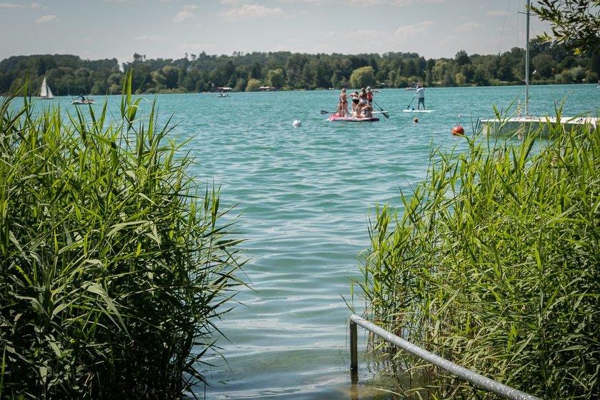 Badespass und Wassersport am Wörthsee  bei München